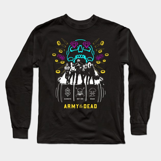 Army of the Dead (Neon) Long Sleeve T-Shirt by amon_tees